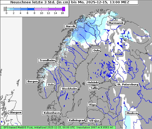 Neuschnee, 15. 12. 2025