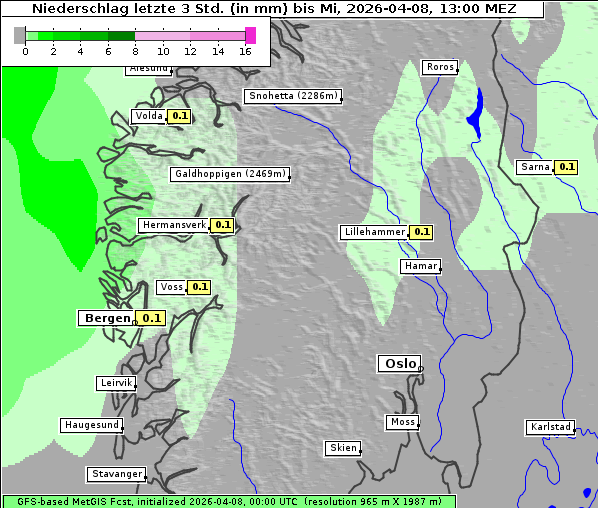 Niederschlag, 8. 4. 2026