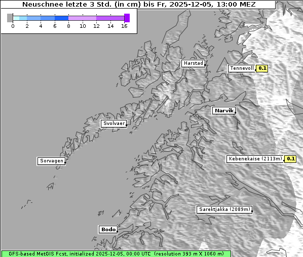 Neuschnee, 5. 12. 2025
