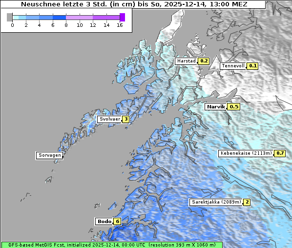 Neuschnee, 14. 12. 2025