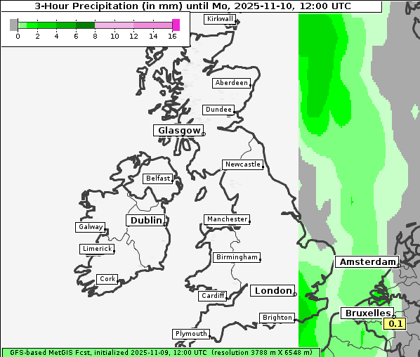 Niederschlag, 10. 11. 2025