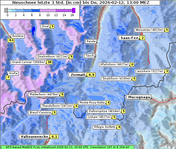 Neuschnee, 12. 2. 2026