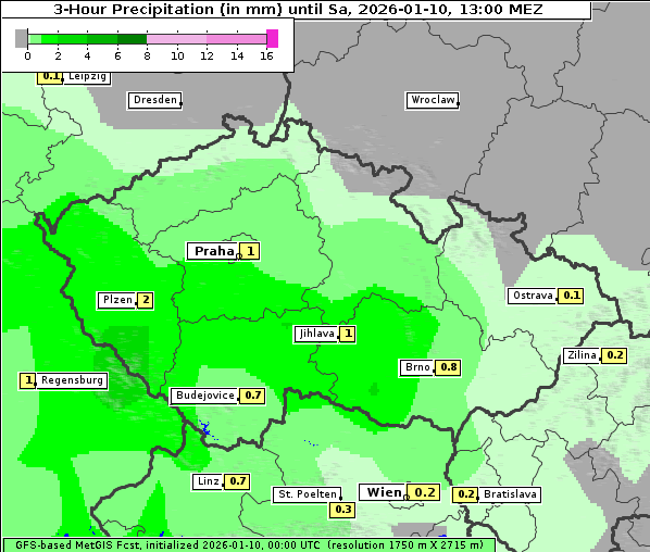 Niederschlag, 10. 1. 2026