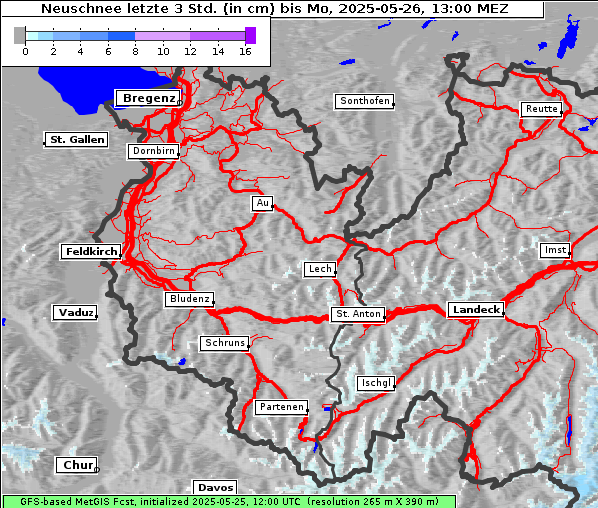 Neuschnee, 26. 5. 2025