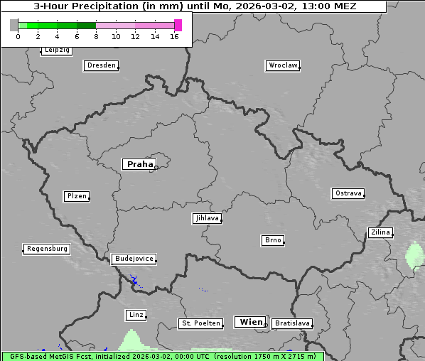 Niederschlag, 2. 3. 2026