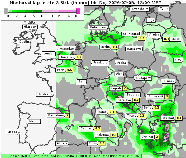 Niederschlag, 5. 2. 2026
