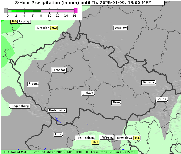 Niederschlag, 9. 1. 2025