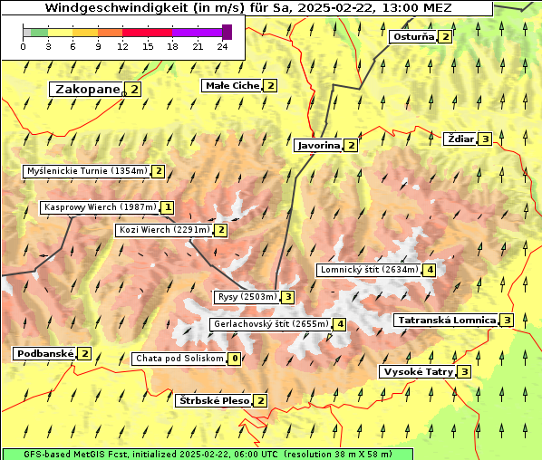 Wind, 22. 2. 2025