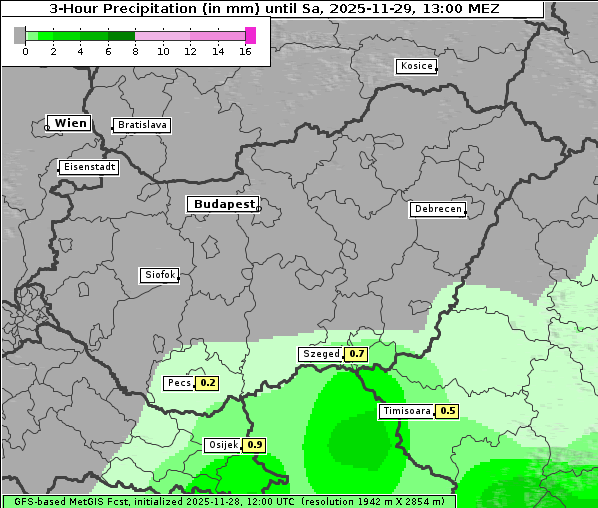 Niederschlag, 29. 11. 2025
