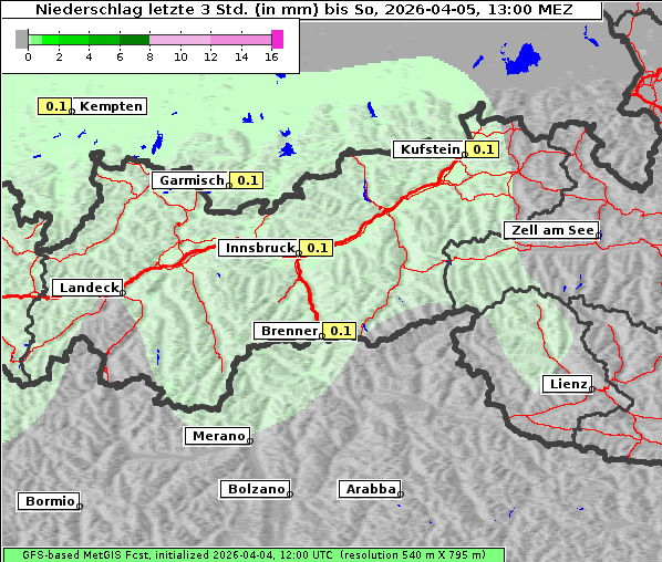 Niederschlag, 5. 4. 2026
