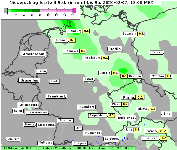 Niederschlag, 7. 2. 2026
