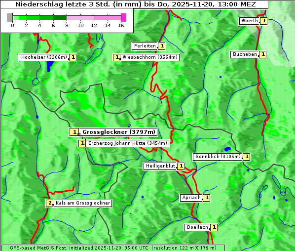 Niederschlag, 20. 11. 2025