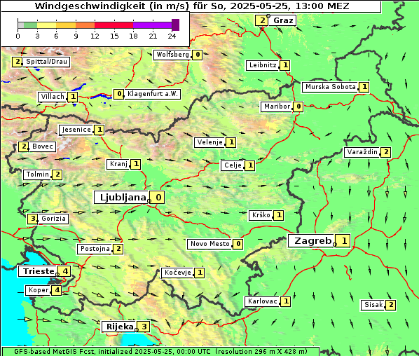 Wind, 25. 5. 2025