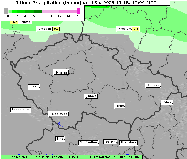 Niederschlag, 15. 11. 2025