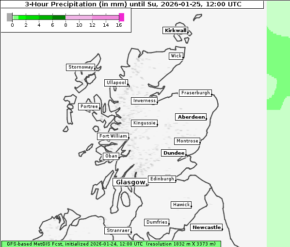Niederschlag, 25. 1. 2026