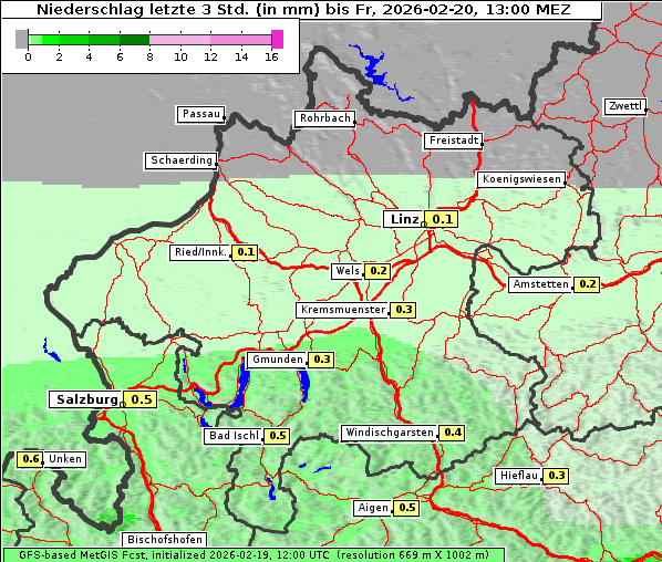 Niederschlag, 20. 2. 2026