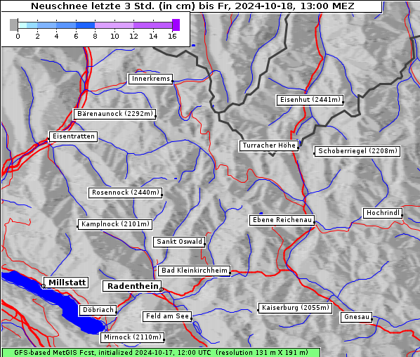 Neuschnee, 18. 10. 2024