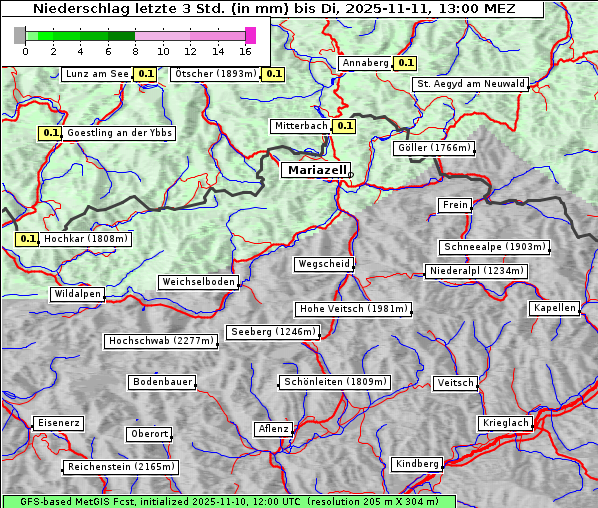 Niederschlag, 11. 11. 2025