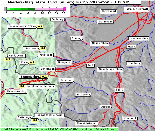 Niederschlag, 5. 2. 2026
