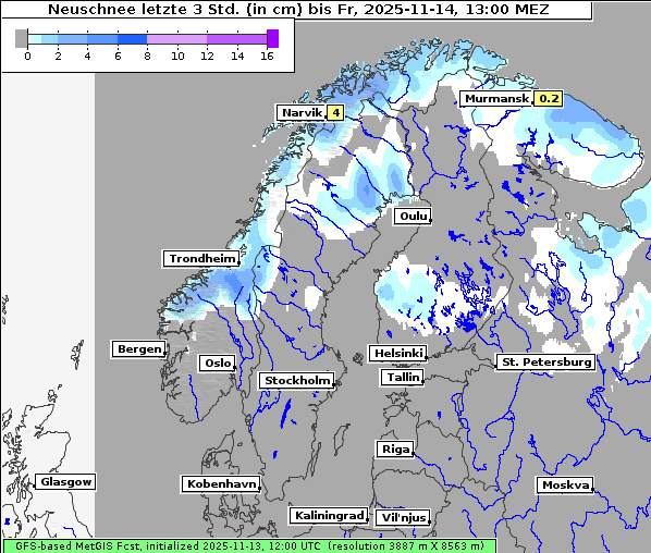 Neuschnee, 14. 11. 2025