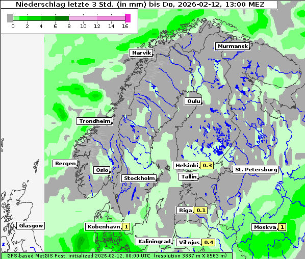 Niederschlag, 12. 2. 2026