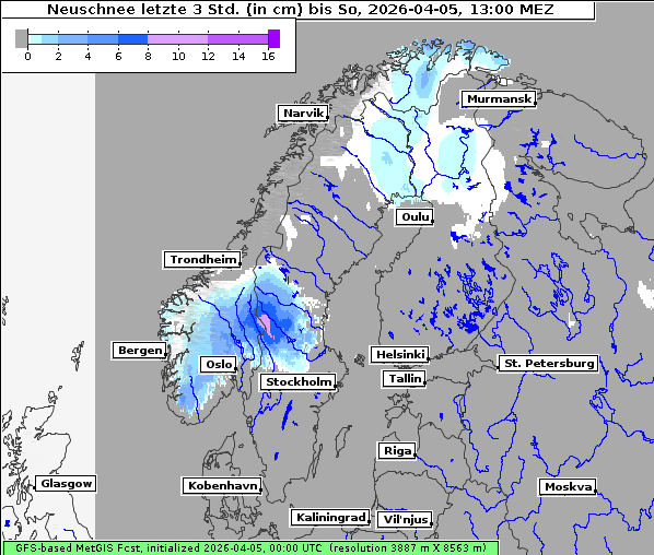Neuschnee, 5. 4. 2026