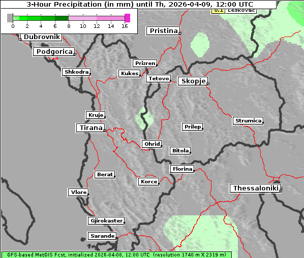 Niederschlag, 9. 4. 2026