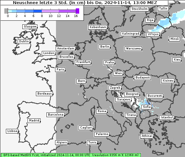 Neuschnee, 14. 11. 2024