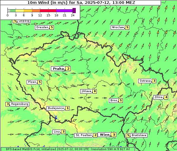 Wind, 12. 7. 2025
