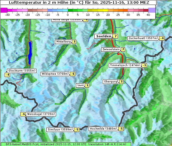 Temperatur, 16. 11. 2025
