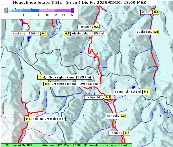 Neuschnee, 20. 2. 2026