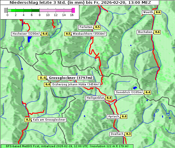 Niederschlag, 20. 2. 2026