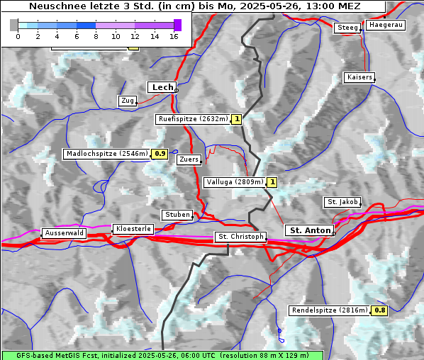 Neuschnee, 26. 5. 2025