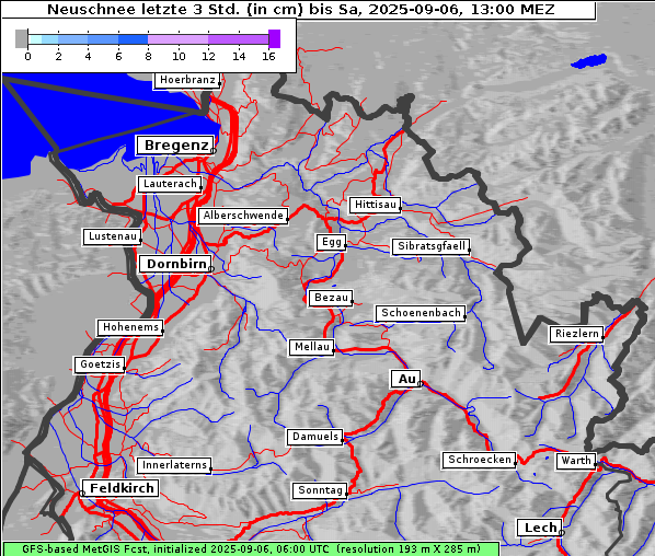 Neuschnee, 6. 9. 2025