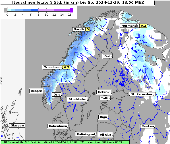 Neuschnee, 29. 12. 2024