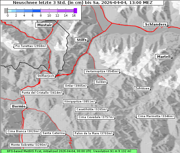 Neuschnee, 4. 4. 2026