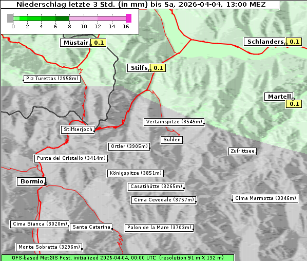Niederschlag, 4. 4. 2026