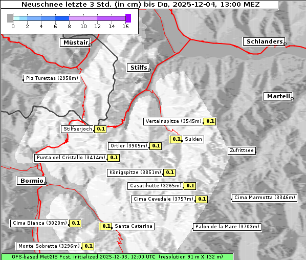 Neuschnee, 4. 12. 2025