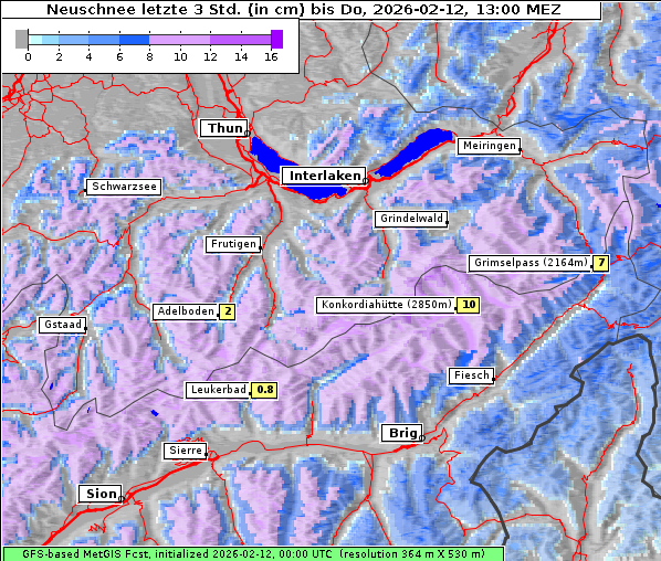 Neuschnee, 12. 2. 2026