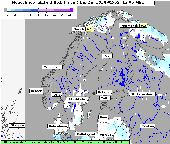 Neuschnee, 5. 2. 2026