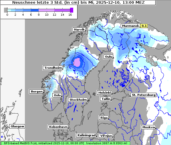 Neuschnee, 10. 12. 2025