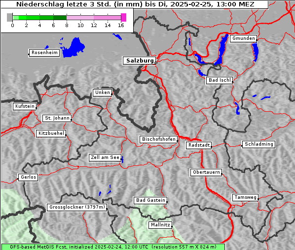 Niederschlag, 25. 2. 2025