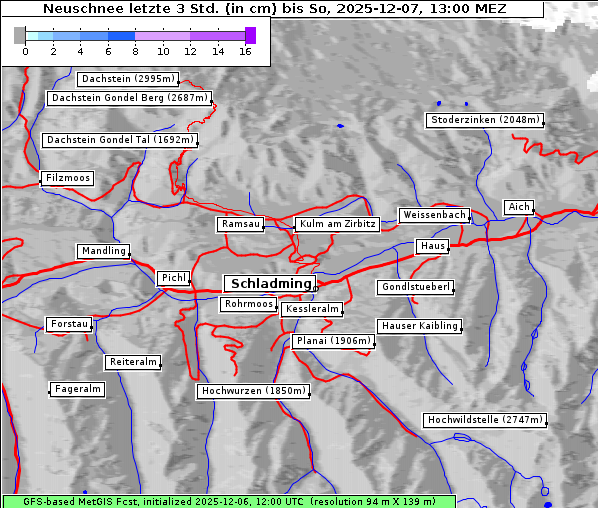 Neuschnee, 7. 12. 2025
