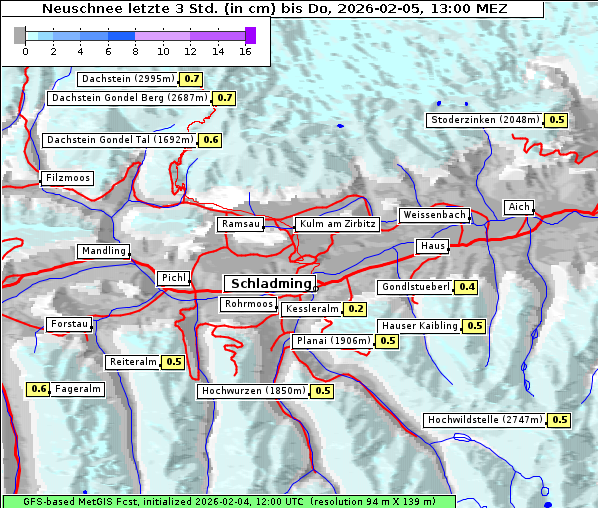 Neuschnee, 5. 2. 2026