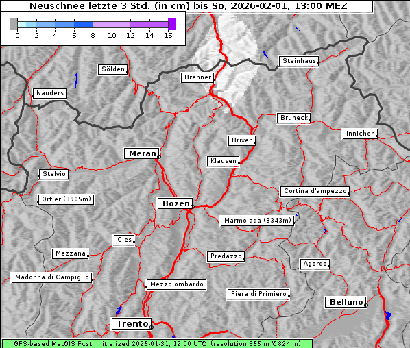 Neuschnee, 1. 2. 2026