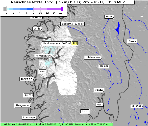 Neuschnee, 31. 10. 2025
