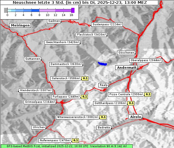 Neuschnee, 23. 12. 2025