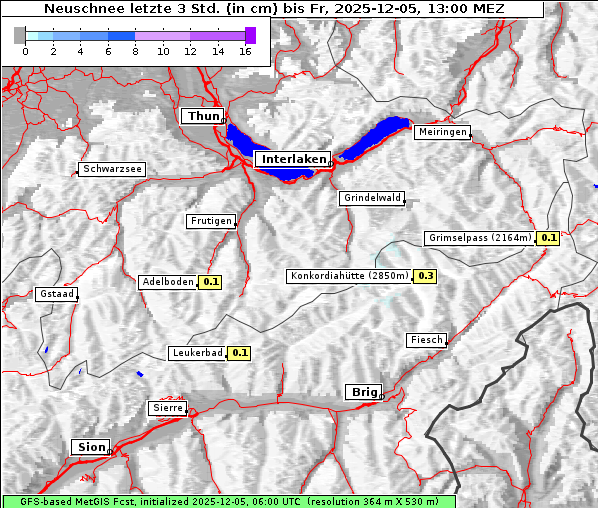 Neuschnee, 5. 12. 2025
