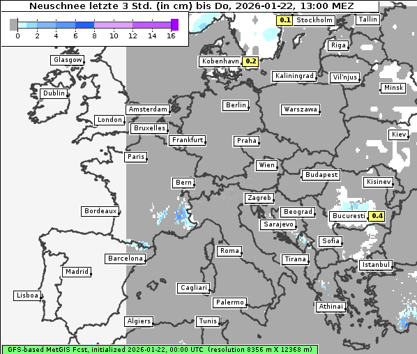 Neuschnee, 22. 1. 2026