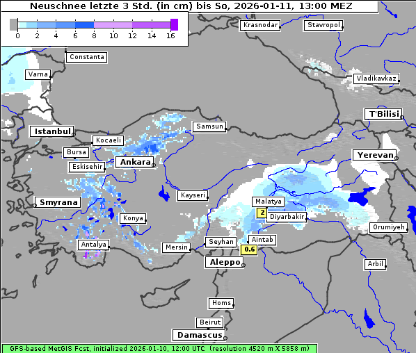 Neuschnee, 11. 1. 2026